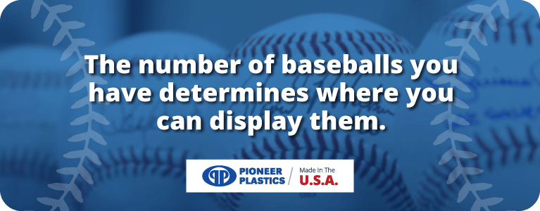 您拥有的棒球数量可以在哪里显示它们。